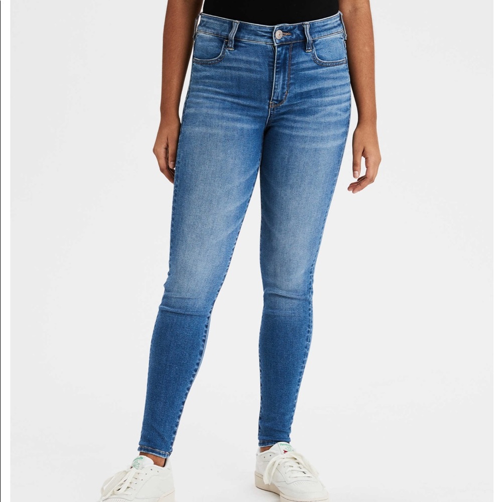 AEO hi-rise jeggings